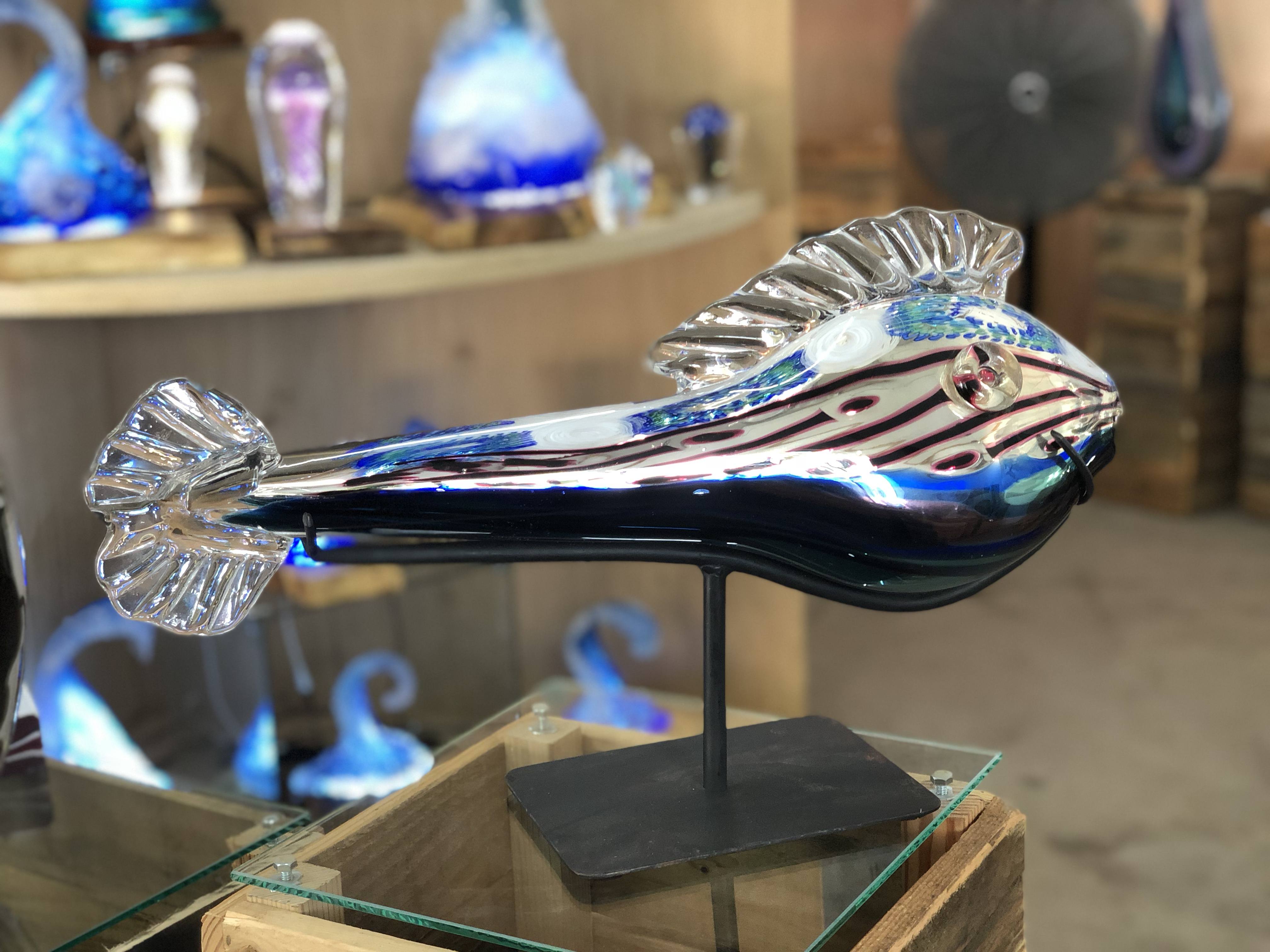 fish glass blown art