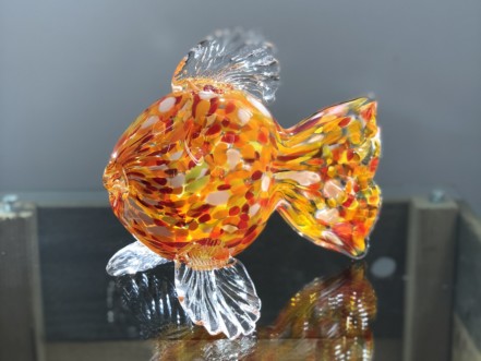 fish glass art maui