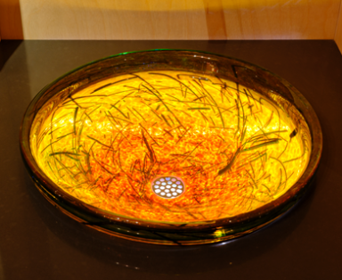 Golden Amber Nest Sink Underlit Feature Image