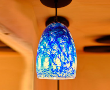 Ocean Blue Pendant appx 9 in tall x 5 in wide feature image